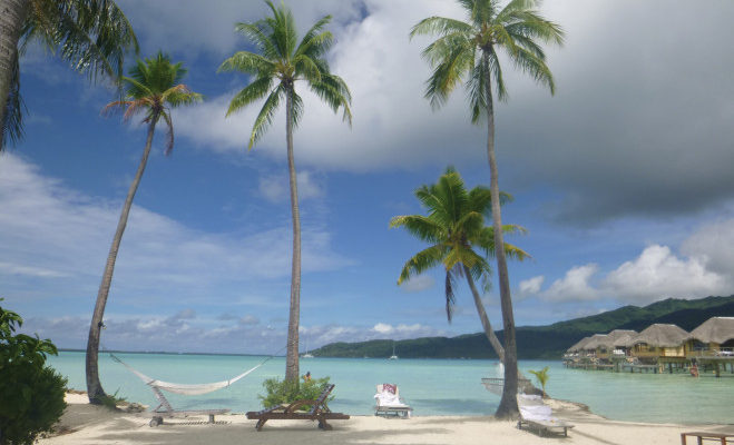 “Just Stay Calm” in Beautiful Bora Bora