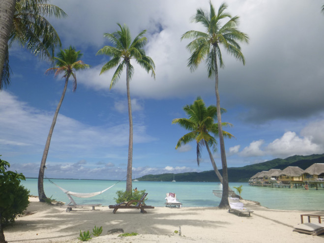 “Just Stay Calm” in Beautiful Bora Bora