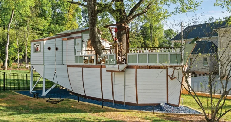 Setting sail on the high trees