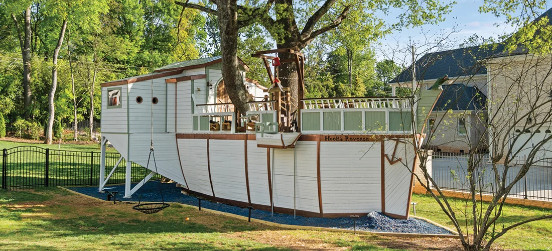 Setting sail on the high trees